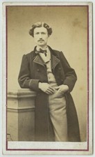 CDV 1866 Huet à Tournus. Paul Garnier, de Lyon. Jeune homme élégant.