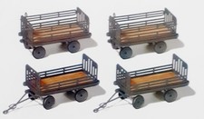 Preiser 17129 - Remorques de chariot electrique - HO (1:87)