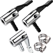 Kit de réparation de tuyau de gonflage de pneu portable avec buse d'air de verr