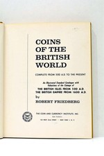 Coins ogf the british world Robert Freidberg New York 1962
