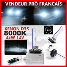 AMPOULE XENON D3S 35W 8000K ORIGINALE POUR PHARE BALLAST FEUX HID 12V BLANC BLEU