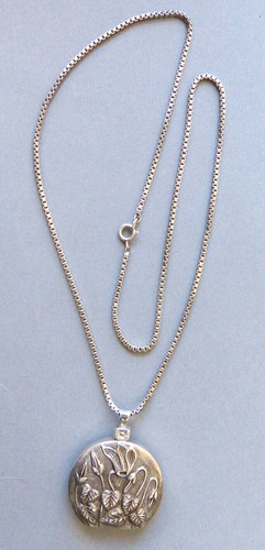 Collier pendentif flacon - collier, à