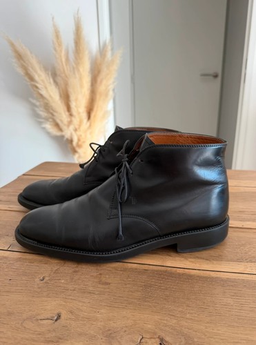 Bottines cuir noires - en,