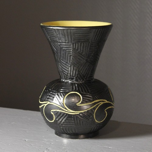 Vase céramique 1950s - , émail