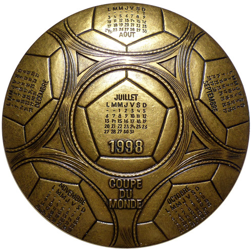 Médaille calendrier coupe - médaille,