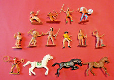 Plastic toys soldiers -Lot de figurines en plastique cowboys COMANSI - REAMSA