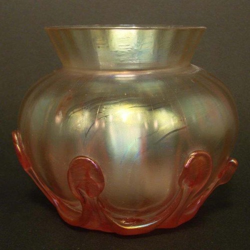 Art nouveau vase en - en, verre