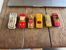 LOT DE 6 MATCHBOX TROIS SUPERFAST OPEL DIPLOMAT BMW 323 I DODGE LAMBORGHINI
