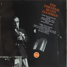 JAZZ THE ESSENTIAL BENNY GOODMAN 33T LP ORIGINAL VERVE 3708 AVEC LANGUETTE