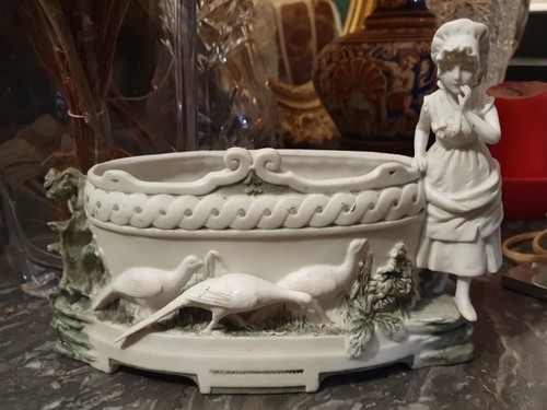 Grande jardinière biscuit - jardinière,