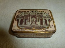 BOITE TOLE LITHO BERGAMOTTES DE NANCY LEFEVRE DENISE