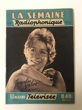 ►LA SEMAINE RADIOPHONIQUE 2/1960- JACQUELINE VALOIS - MADO ROBIN - ODILE VERSOIS