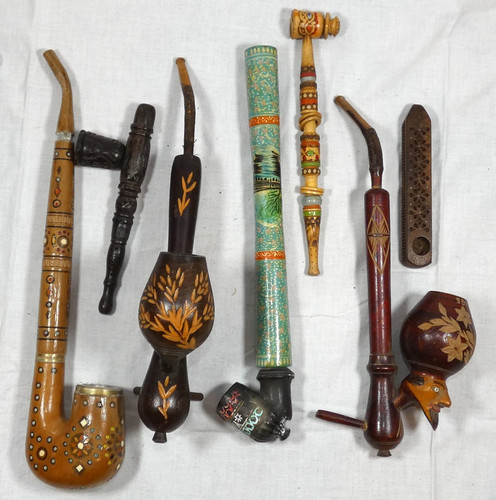 Lot pipes exotiques - lot, 7