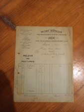 Valvoline: Ancienne facture 