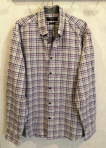 Chemise grise violette