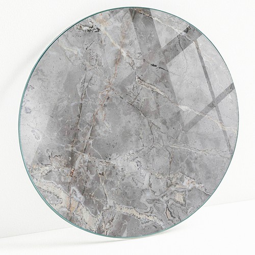 Plateau table verre - table, sur