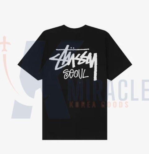 Shirt noir stussy stock - noir,
