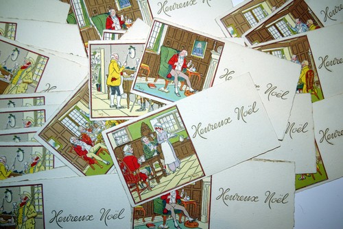 Rare lot cartes de voeux - rare,