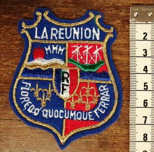 974 écusson ancien brodé - ancien,