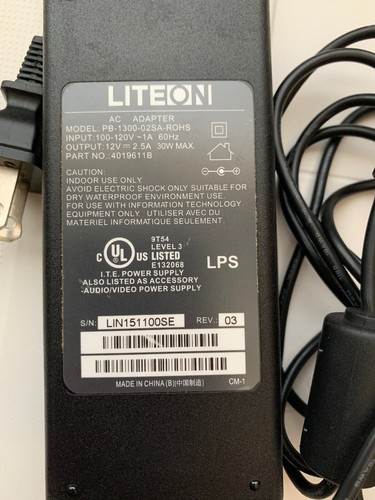 Liteon adapter power - ac/dc,