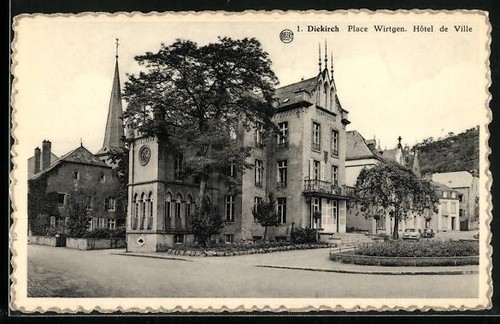 Cpa diekirch place - cpa,
