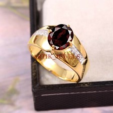 Naturel Gemme Grenat Avec