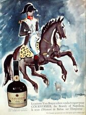 PLAQUE MÉTAL  pub ancienne alcool Napoléon Bonaparte  30X20 CM