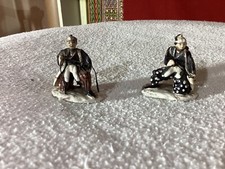 ancienne figurine samourai faïence