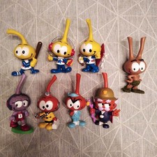 Figurine PVC SCHLEICH 1983 - snorky snorkel snorks snorkies - lot de 8