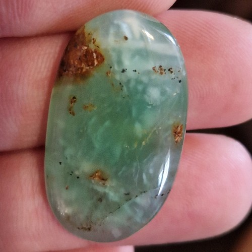 Chrysoprase bead - chrysoprase,