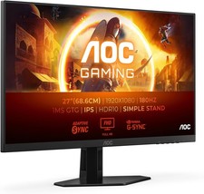 AOC GAMING - ECRAN FULL HD 27" - 80 HZ - 1 MS - HDR10 - NOIR / GRIS