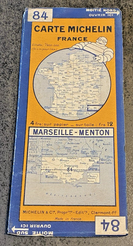 Carte michelin - 84,