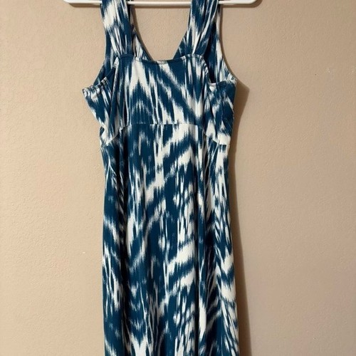 Aventura blue white ikat - blue,