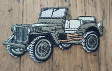 Patch  jeep  normandy  . Ecusson  Ford GPW . Willys MB . Army vehicle patch