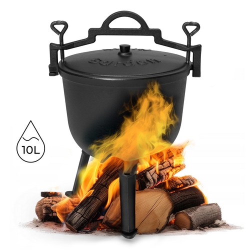 Chaudron fonte 10l sur - chaudron,