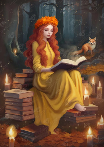 Books are magic diamond art - are,