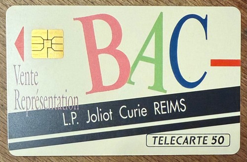Reims bac telecarte réf - bac,