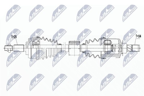 Genuine nty drive shaft - nty,