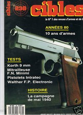 Cibles 238 armes tir korth - 238, et