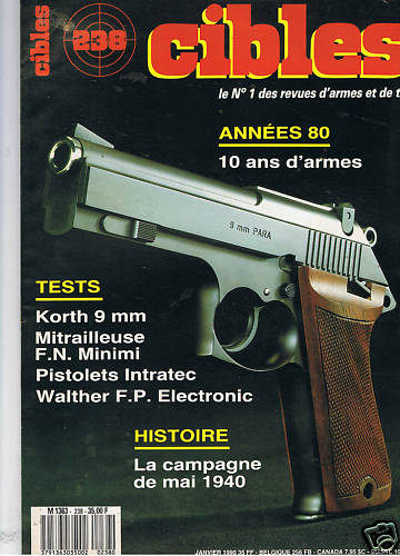 Cibles 238 armes - tir, korth