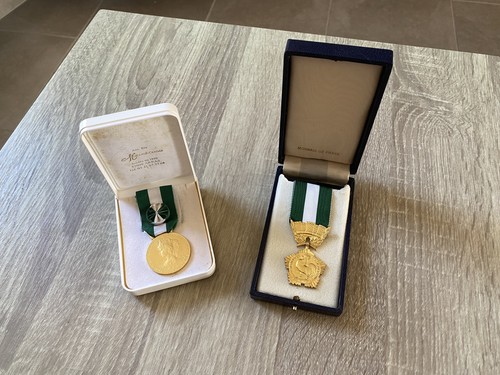 Lot médailles en argent - lot, 2