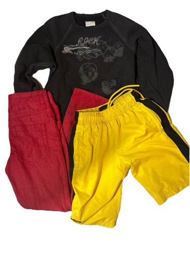 Lot garcon ans jean rouge - lot,