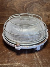 Luminaire  / Applique ancienne MAPELEC  fonte / Bloc / Hublot industriel lumsm54