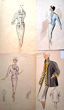 4  DESSINS de MODE originaux