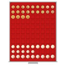 D-Box à monnaies Lindner réf. 2199 - 99 alvéoles carrées 19 mm