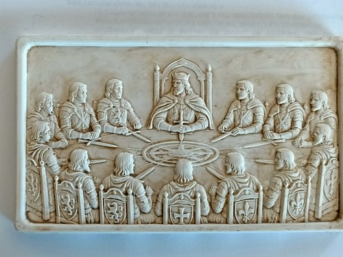 Bas relief les chevaliers - , de