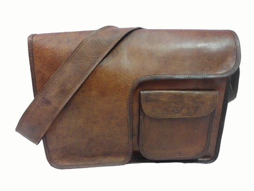 Sac messager cuir vintage - sac, en