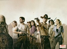 The Walking Dead Plain White T's Israeli Magazine POSTER Centerfolds 30X40cm A3