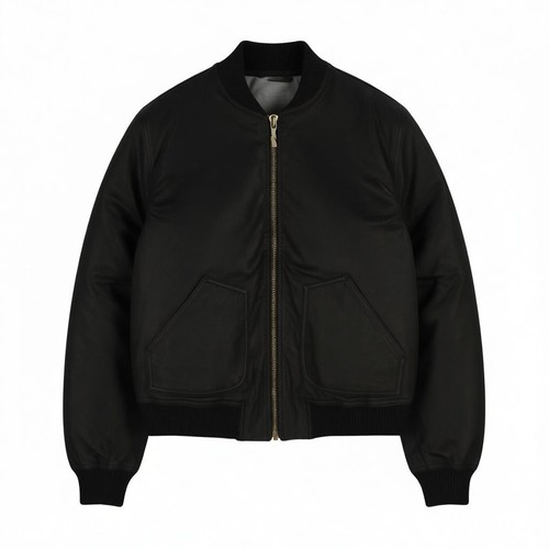 Veste bomber zip noire - veste, À