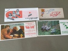 lot  4 anciens buvards